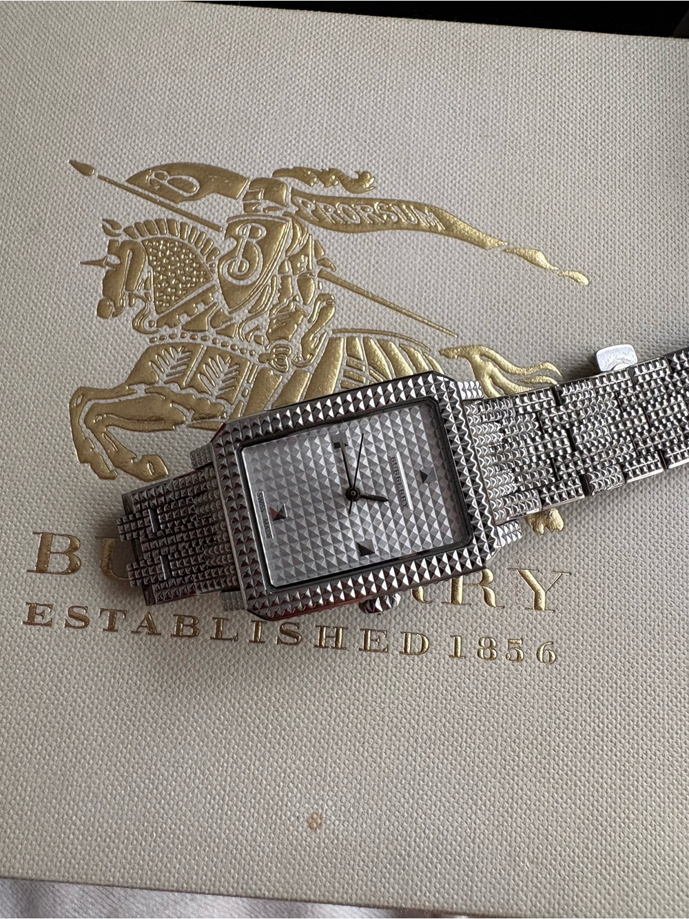 Burberry Silver Watch Links & Replacement Pins - Picture 3 of 4